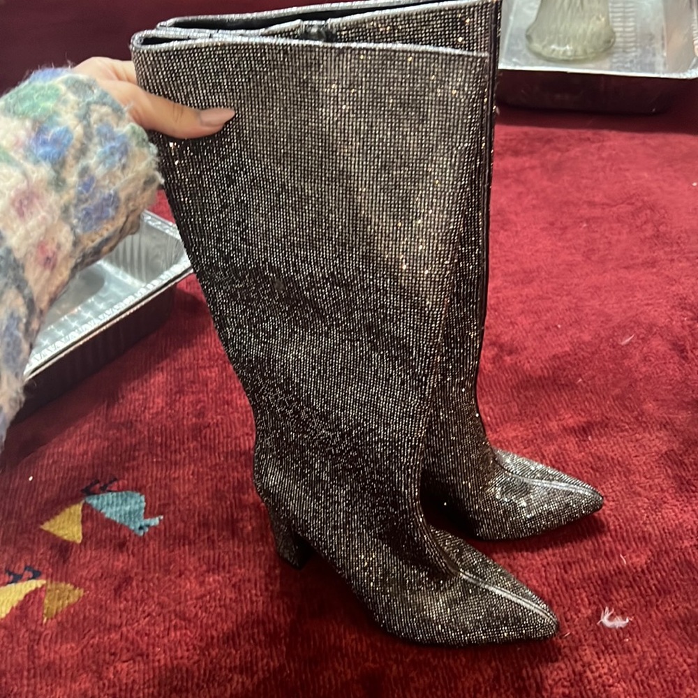 Bedazzled Knee High boots